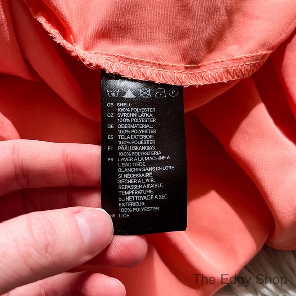 H&M | Flutter Sleeve V-Neck Tie Belt Blouse Top - Picture 5 of 6